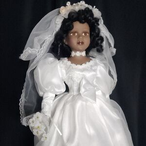 Porcelain Bridal Doll